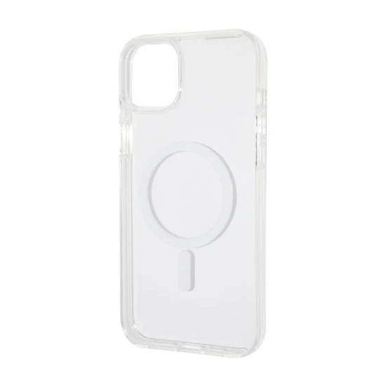 Capa de Silicone Magnética para Apple iPhone 14 Plus Transparente